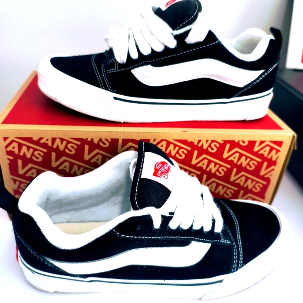 Vans Black and White Sneakers